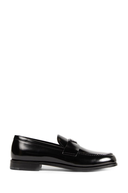 Brushed Leather Loafers