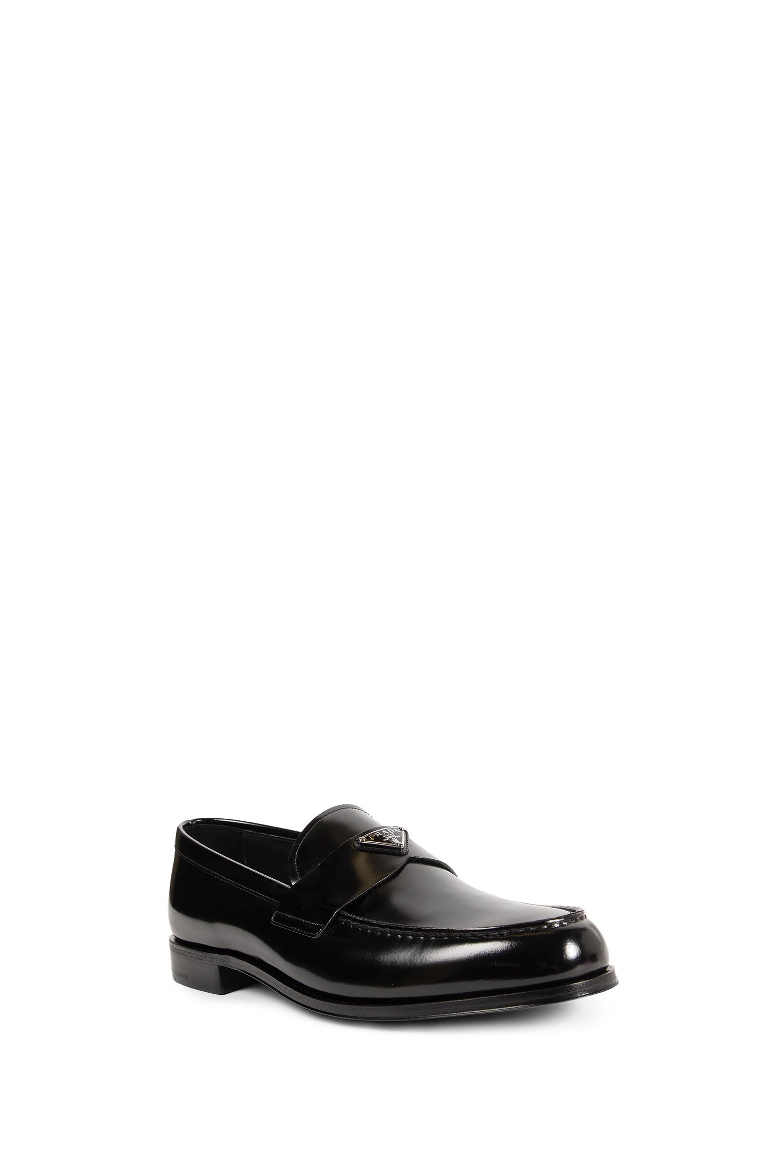 Brushed Leather Loafers