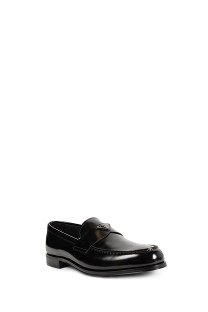 Brushed Leather Loafers