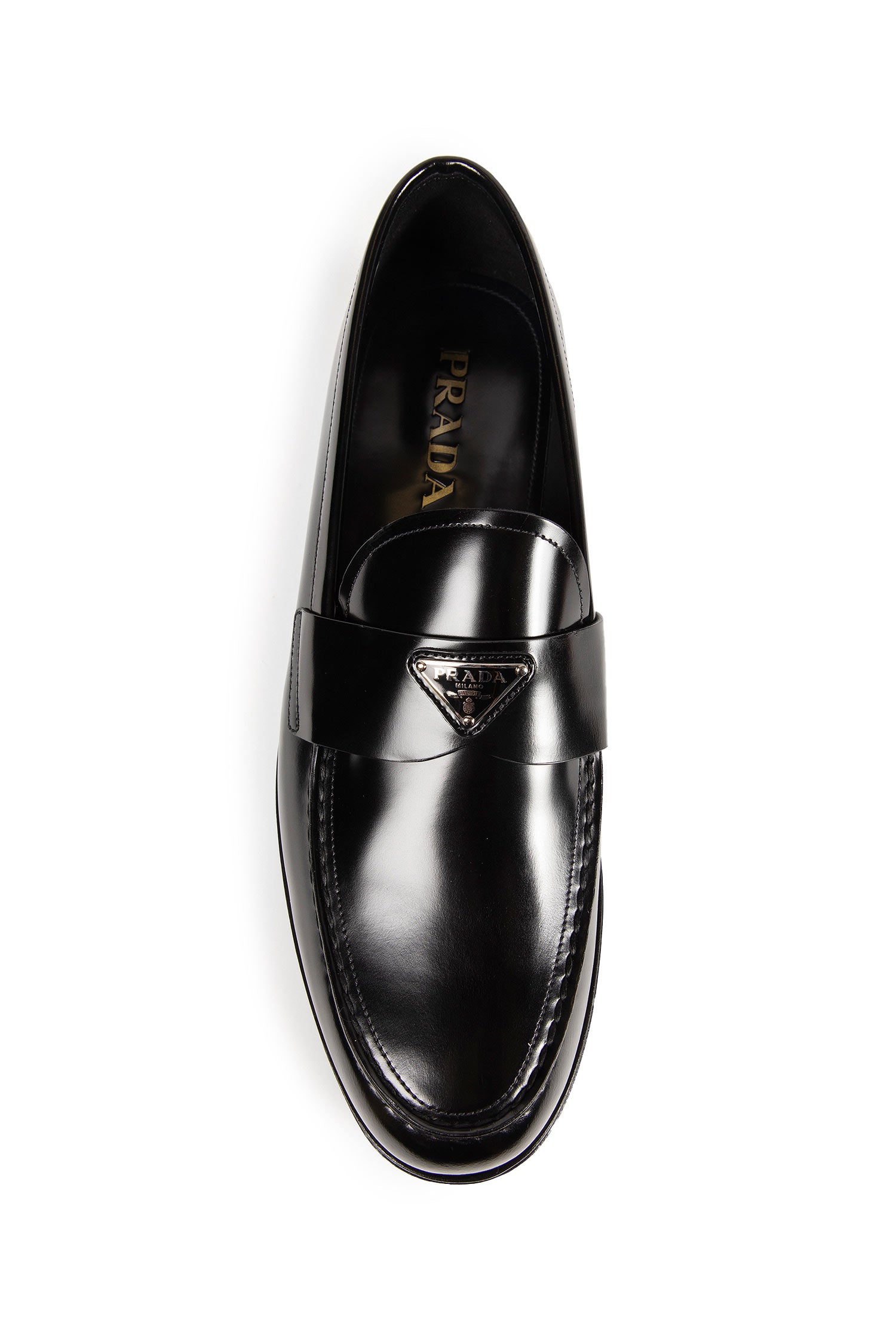 Brushed Leather Loafers