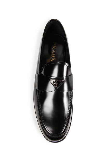 Brushed Leather Loafers