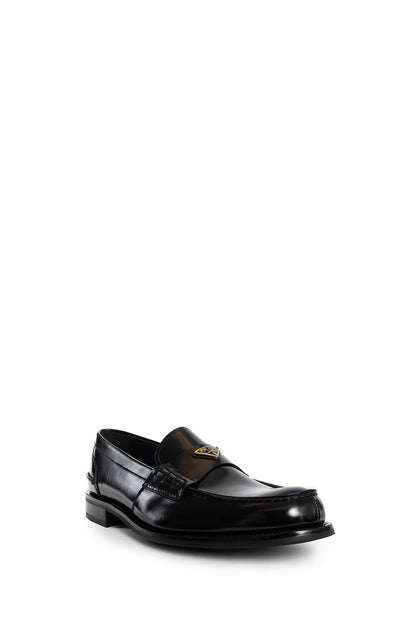 PRADA MAN BLACK LOAFERS & FLATS