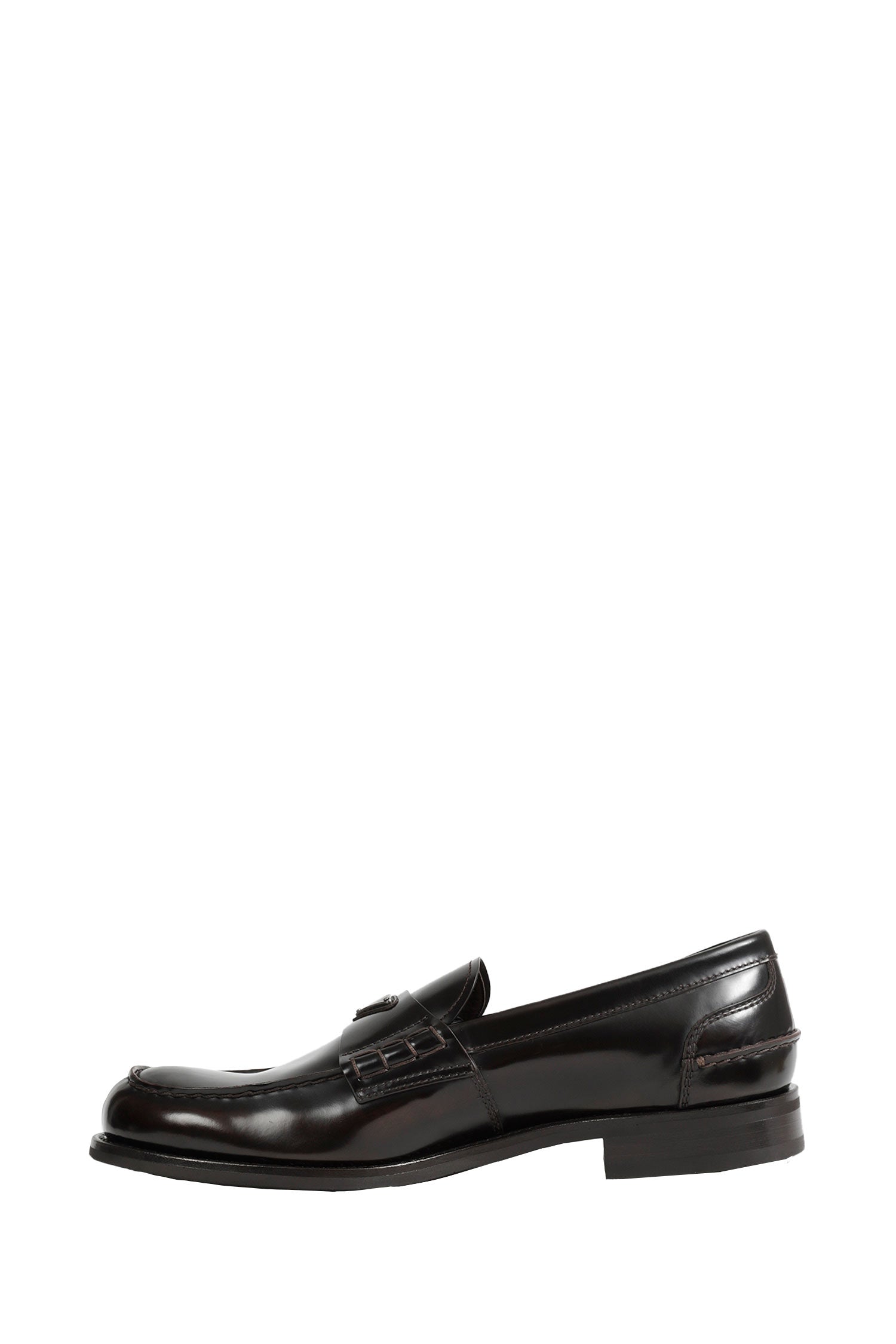 Brushed Leather Loafers