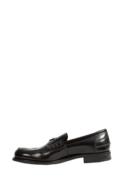Brushed Leather Loafers