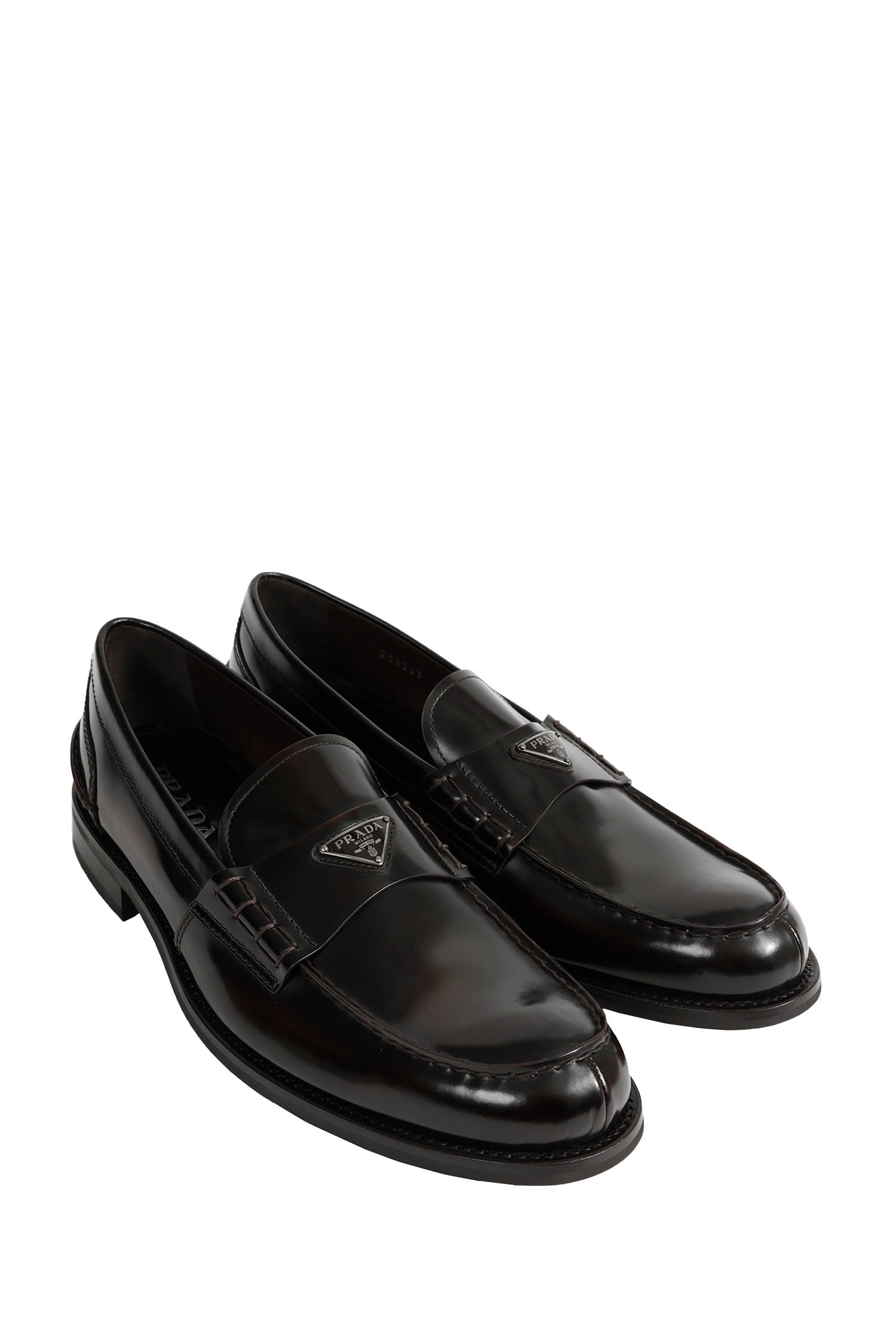 Brushed Leather Loafers