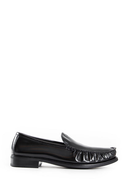 Brushed Leather Loafers