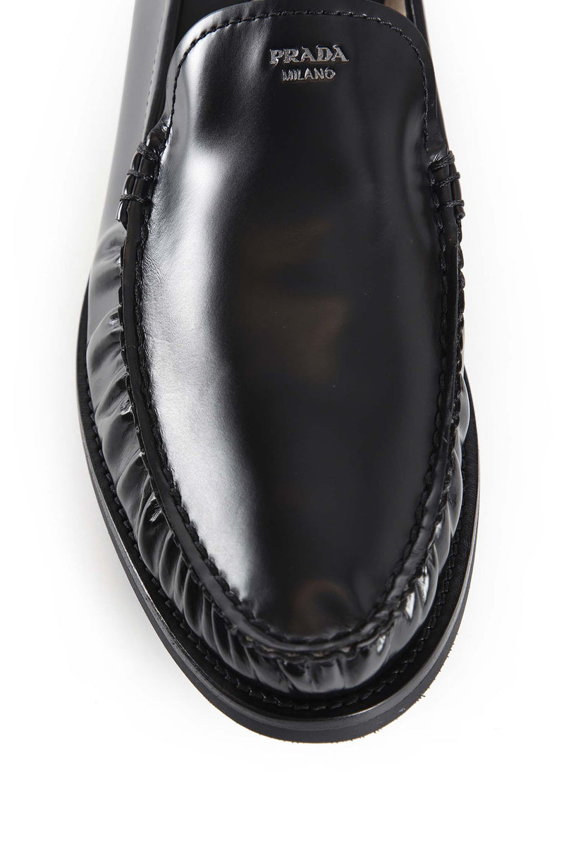 Brushed Leather Loafers - Antonioli.eu