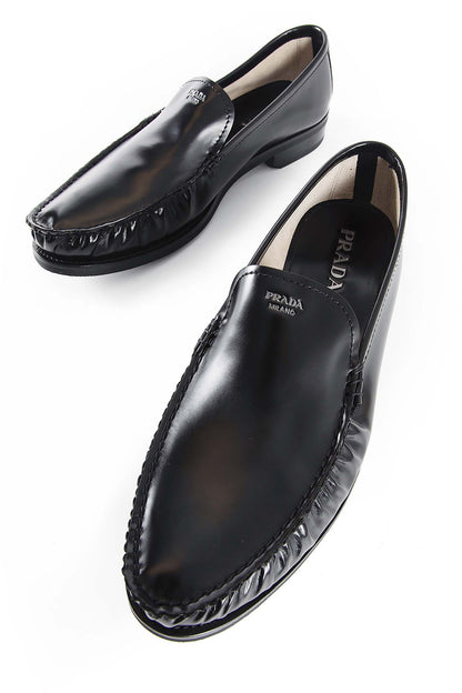 Brushed Leather Loafers