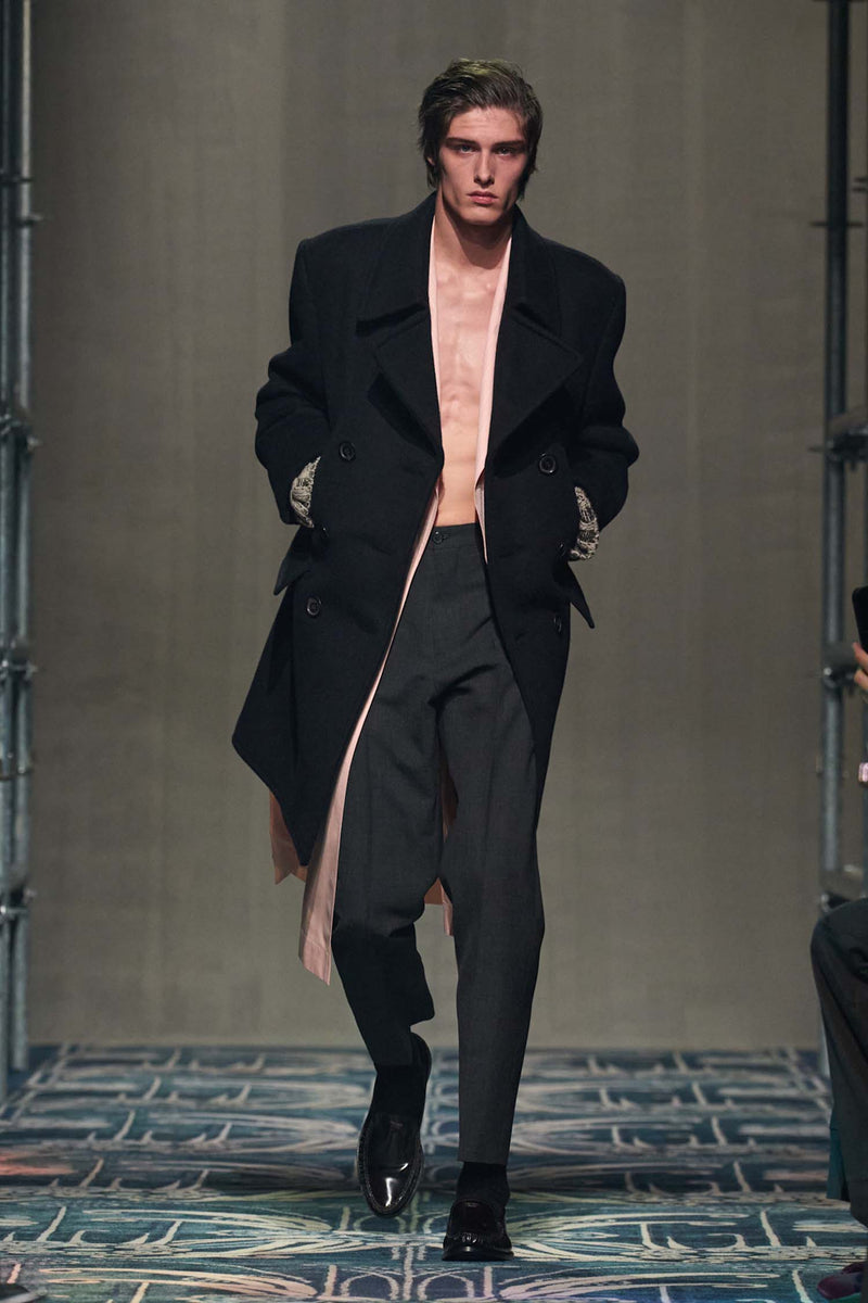 Brushed Leather Loafers