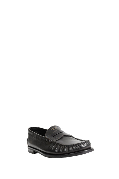Antiqued Leather Loafers