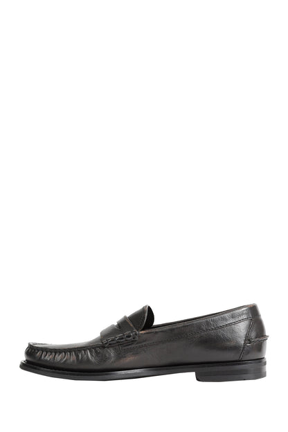 Antiqued Leather Loafers