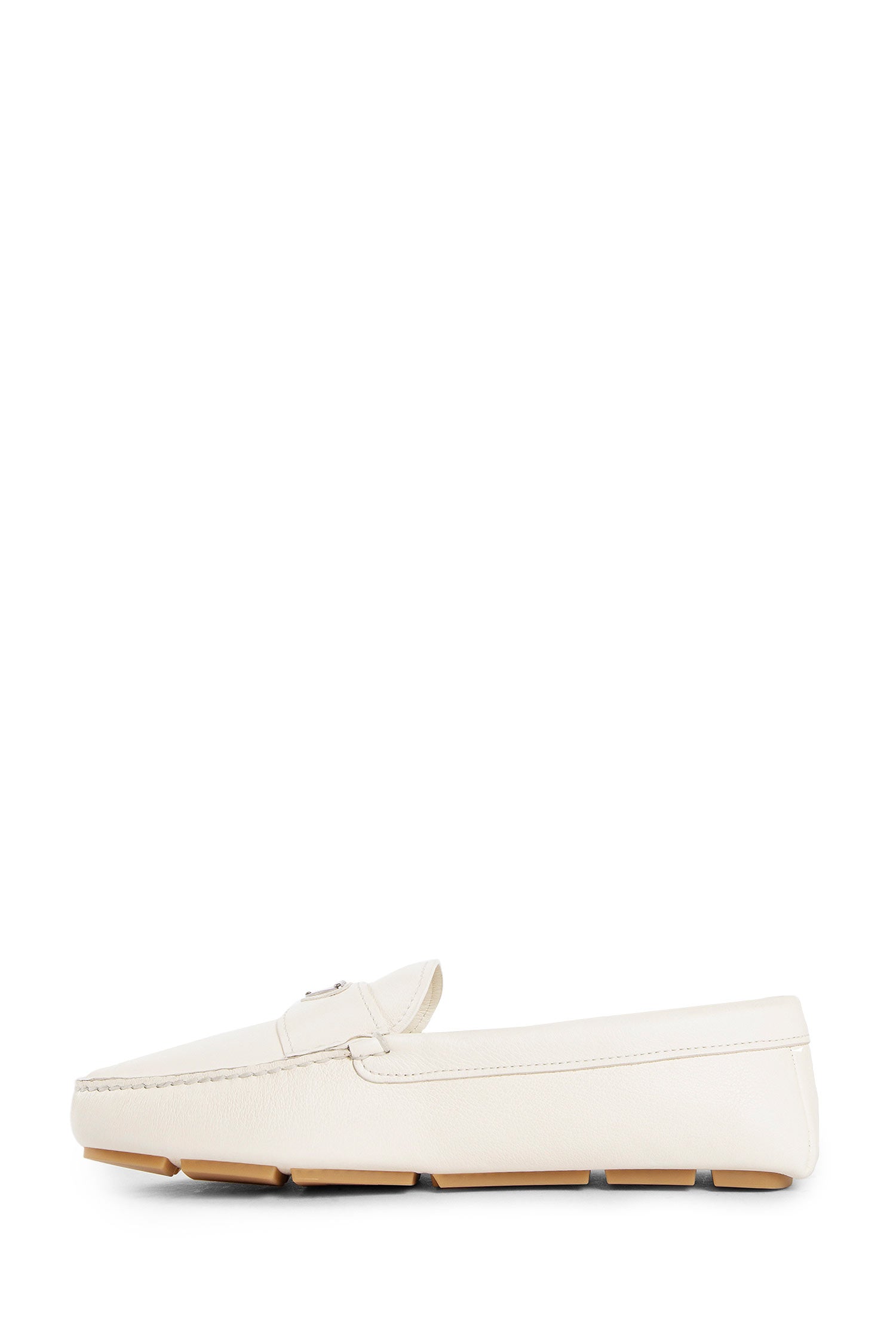 PRADA MAN OFF-WHITE LOAFERS & FLATS