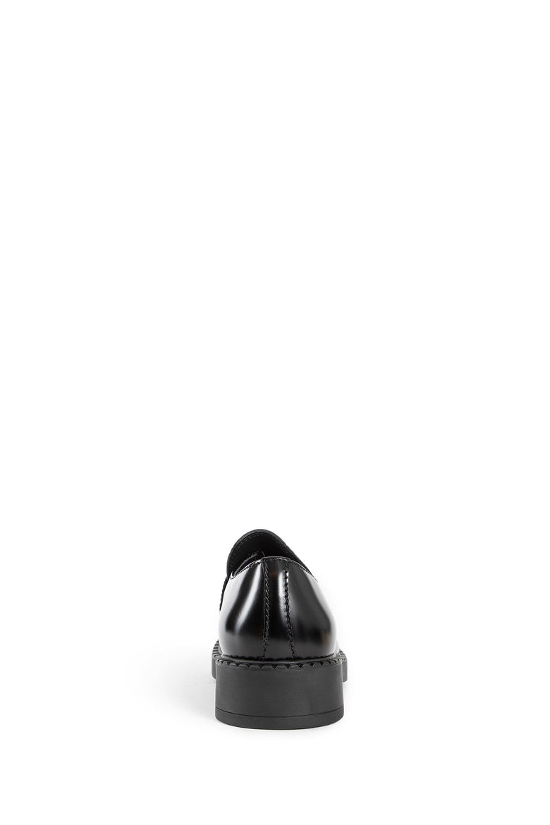 PRADA MAN BLACK LOAFERS & FLATS