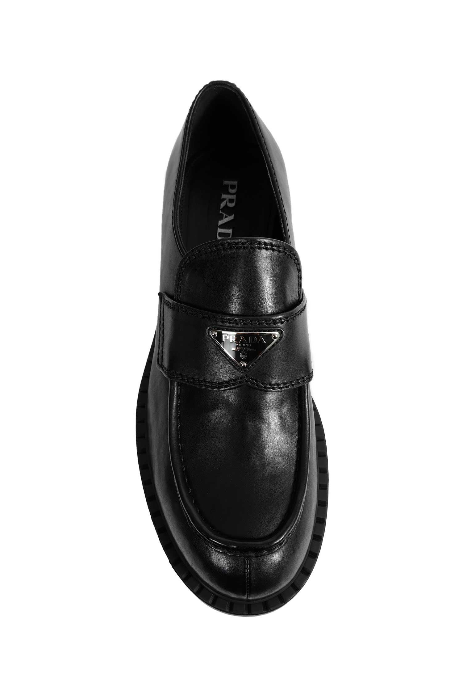 PRADA Leather Loafers man