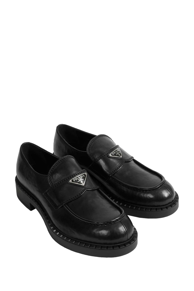 PRADA Leather Loafers man
