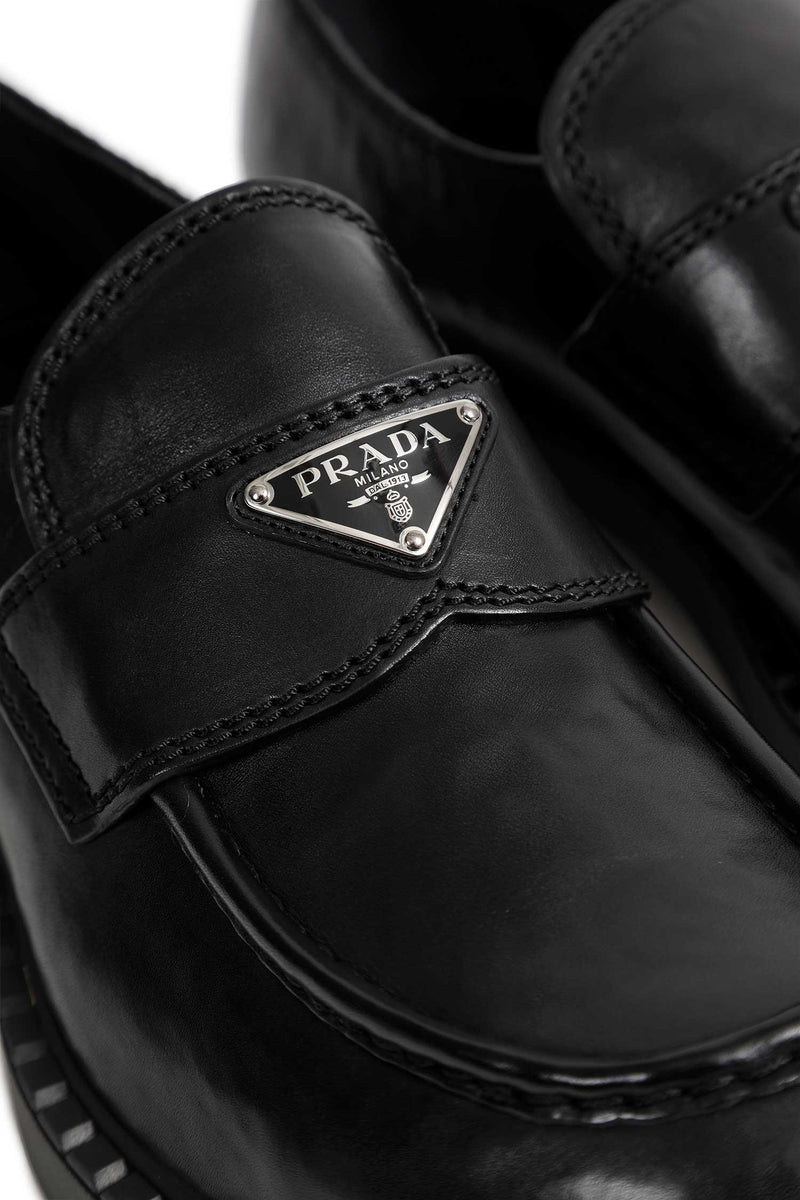 PRADA Leather Loafers man