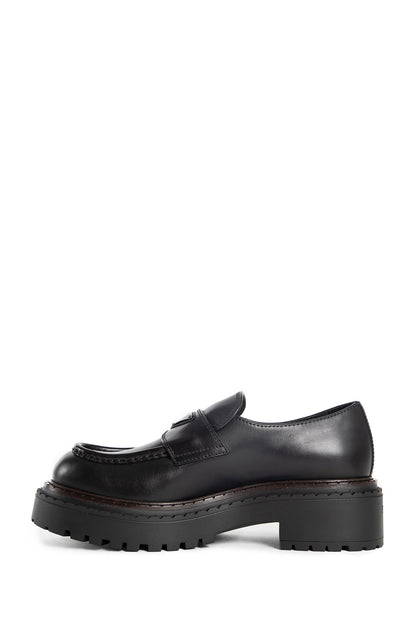 PRADA MAN BLACK LOAFERS & FLATS