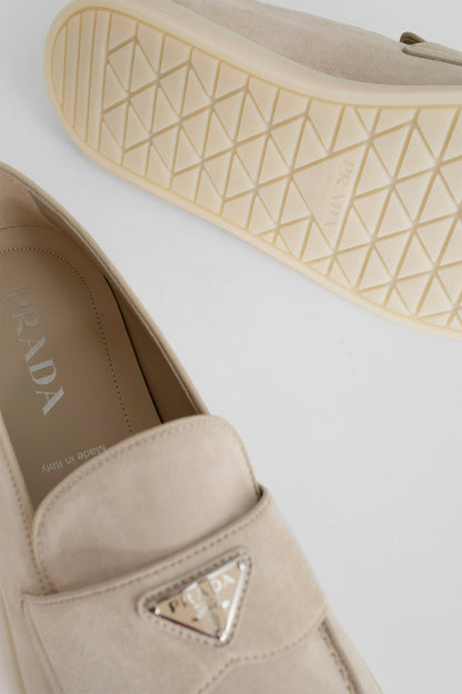 PRADA MAN BEIGE LOAFERS & FLATS