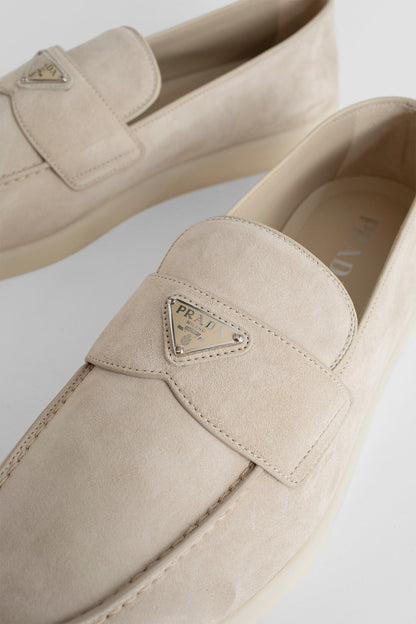 PRADA MAN BEIGE LOAFERS & FLATS