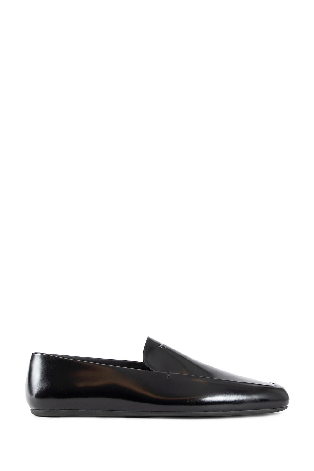 PRADA MAN BLACK LOAFERS & FLATS