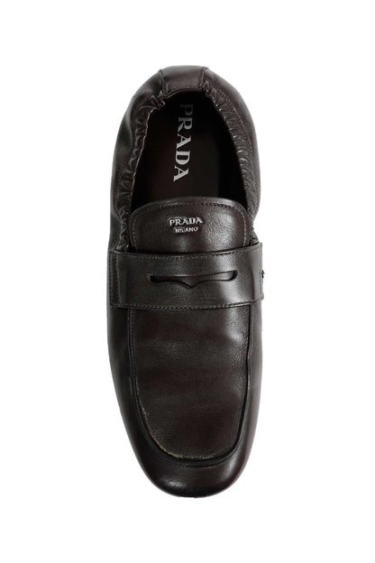 Suffle Antiqued Leather Loafers