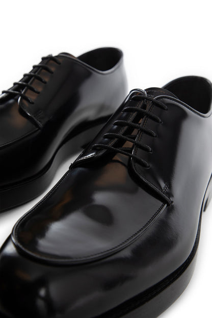 PRADA MAN BLACK LACE-UPS