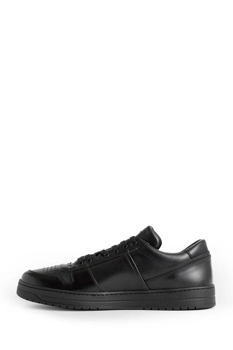 Black Downtown Leather Sneakers - Antonioli.eu