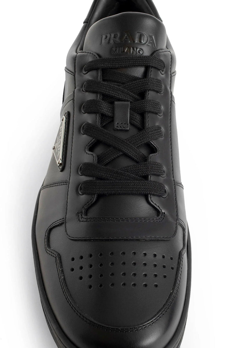 Black Downtown Leather Sneakers - Antonioli.eu