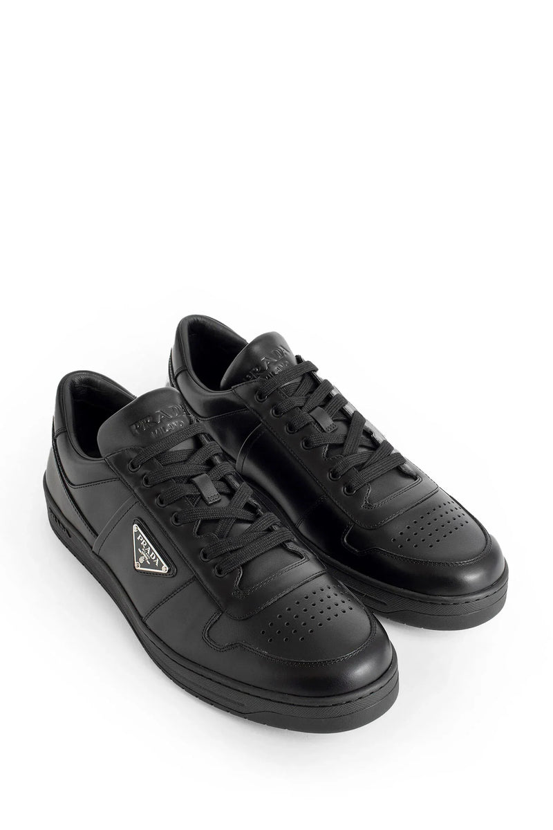 Black Downtown Leather Sneakers - Antonioli.eu