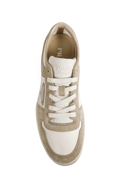 Downtown Re-Nylon and Suede Sneakers