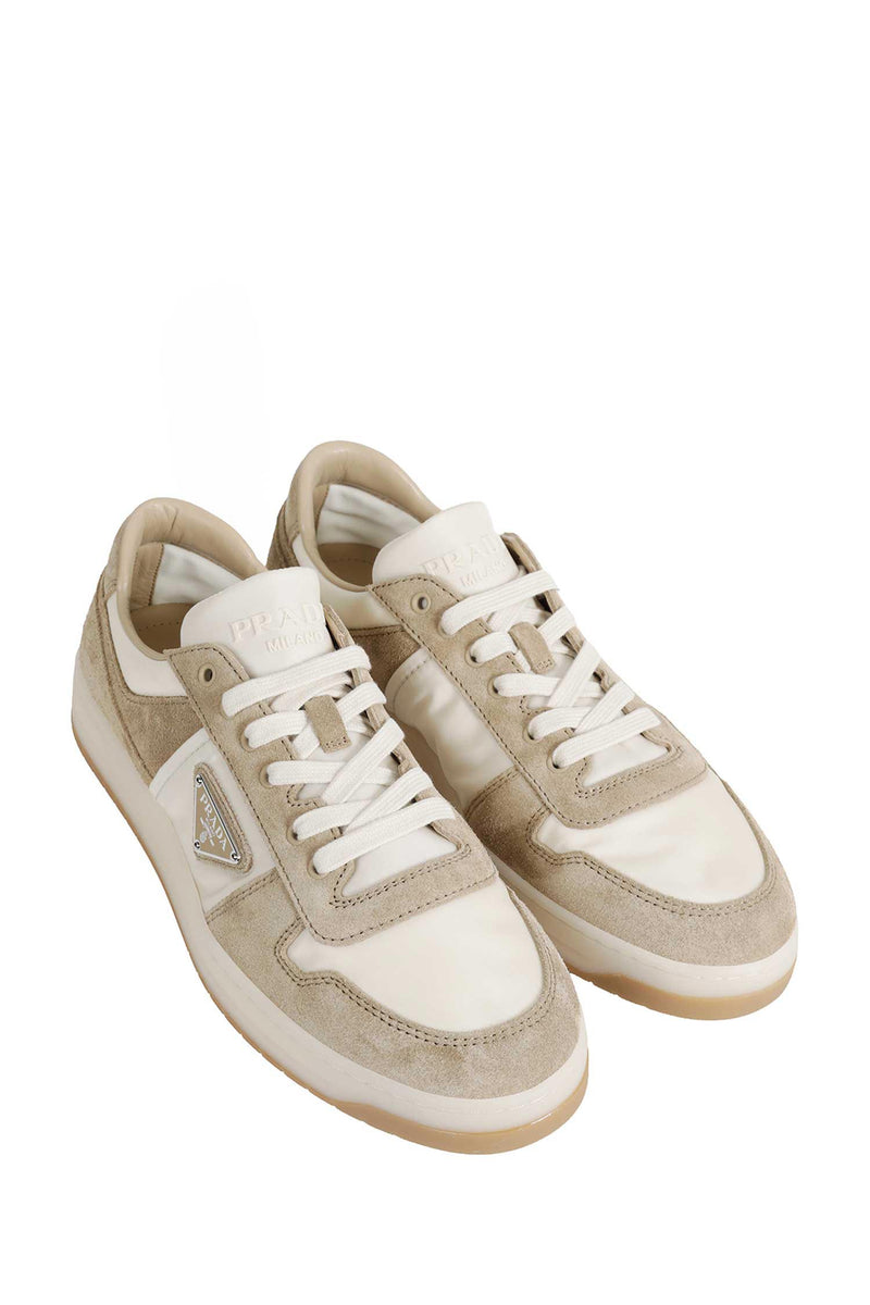 Downtown Re-Nylon and Suede Sneakers