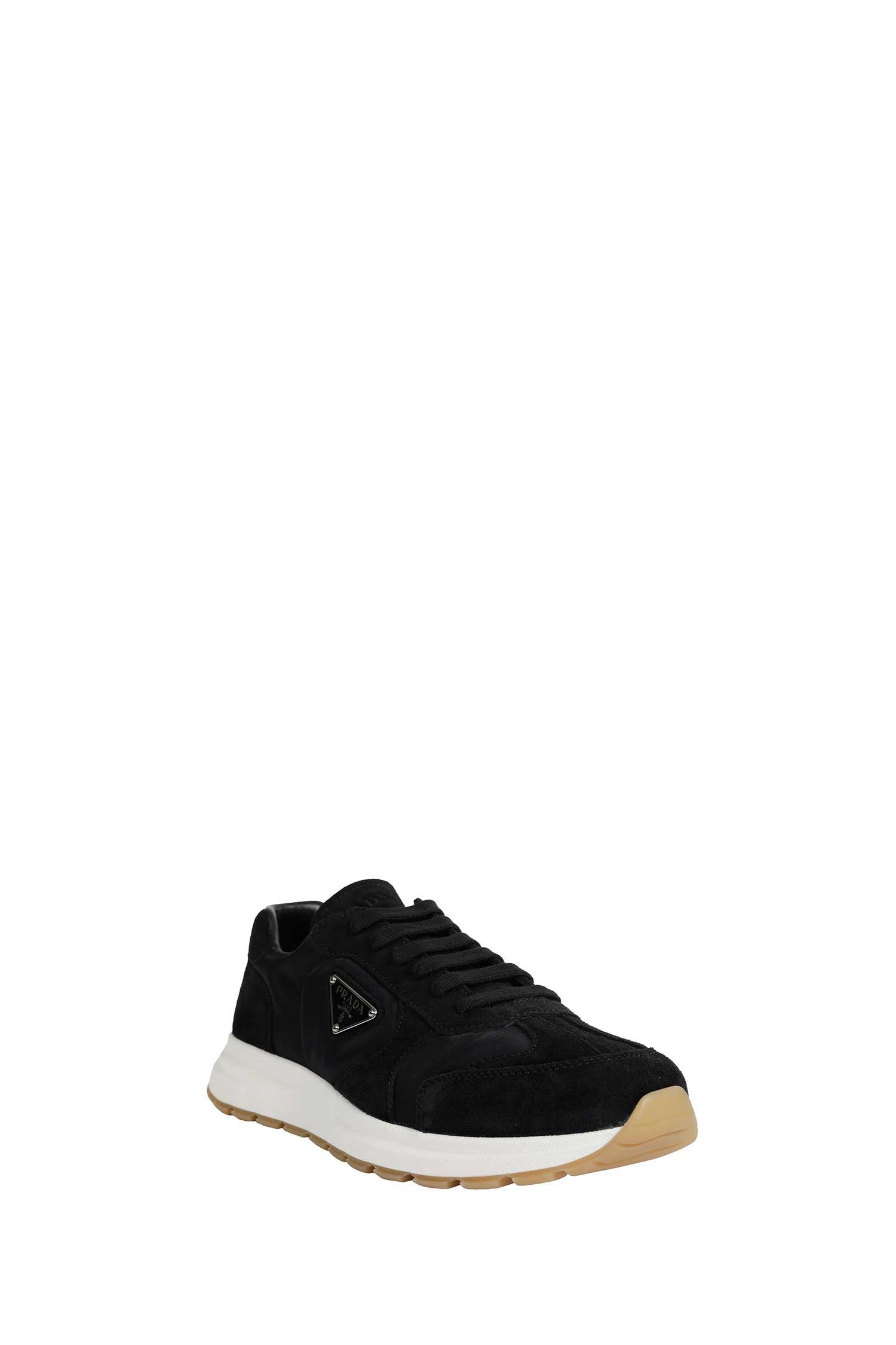 Prax Suede And Re-Nylon Sneakers