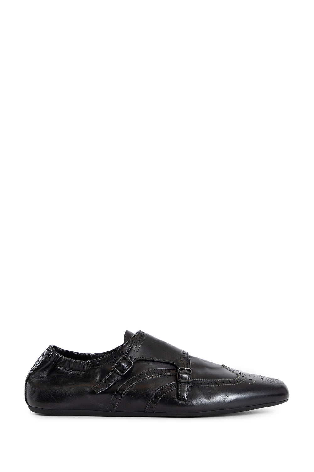 PRADA MAN BLACK LACE-UPS