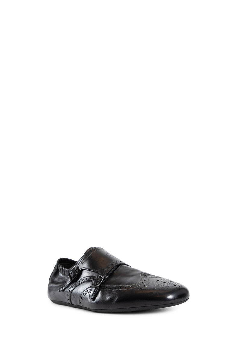 PRADA MAN BLACK LACE-UPS