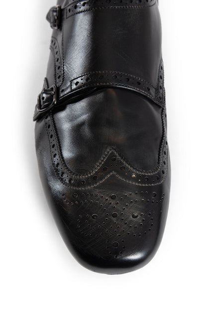 PRADA MAN BLACK LACE-UPS