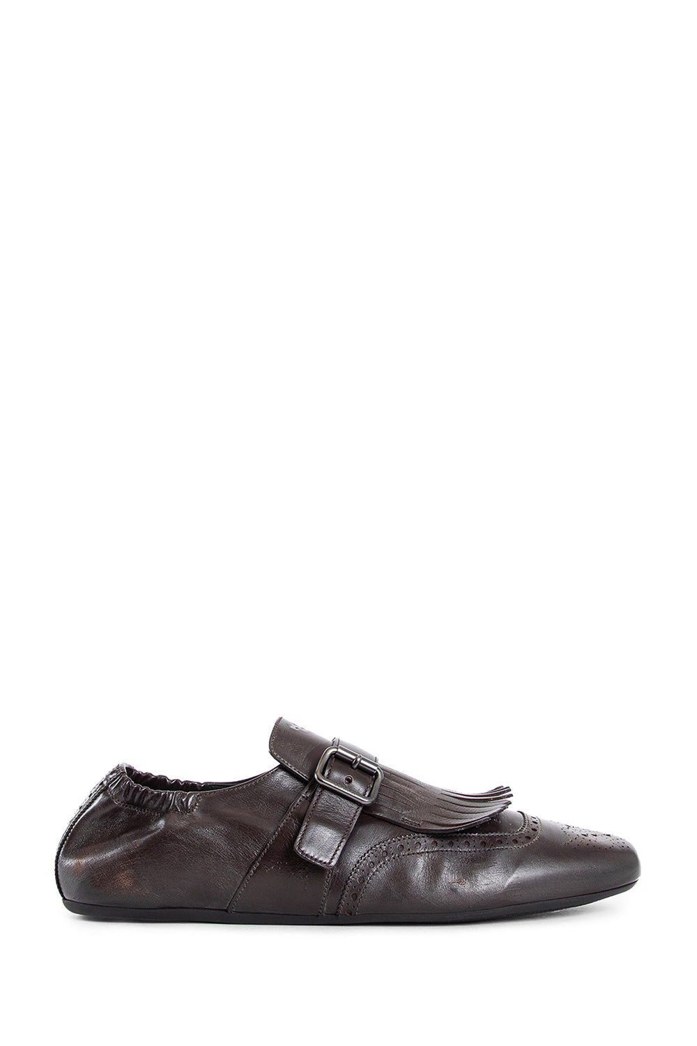 PRADA MAN BROWN LOAFERS & FLATS