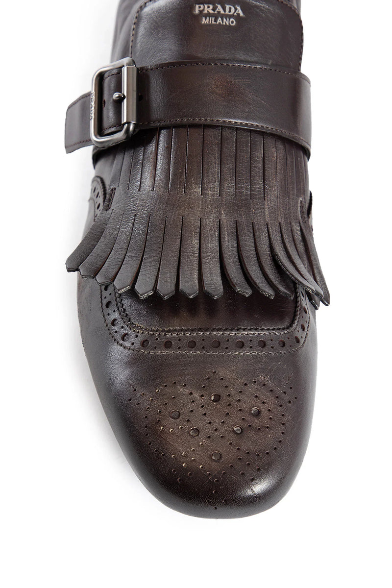 PRADA MAN BROWN LOAFERS & FLATS - Antonioli.eu