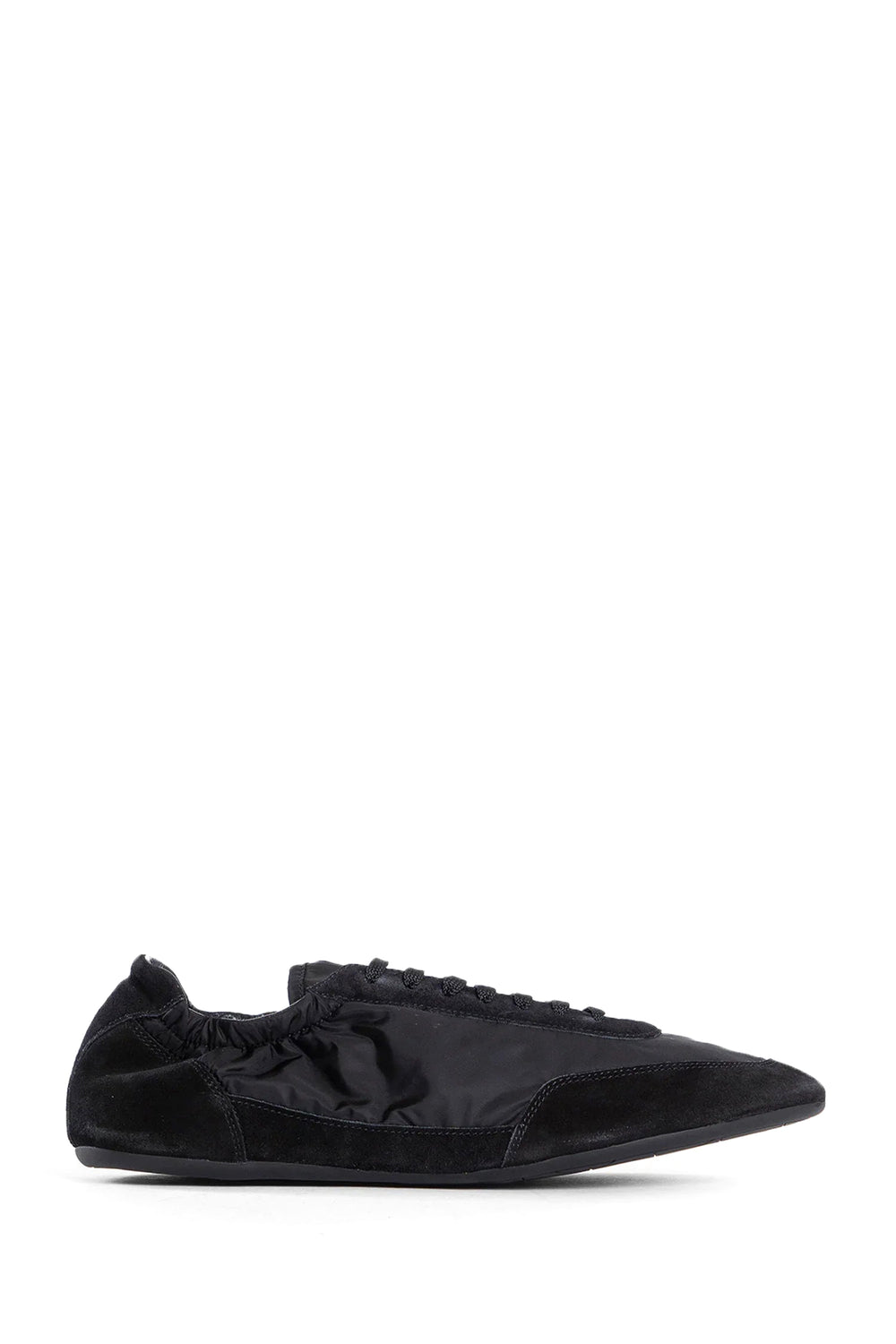 Collapse Re-Nylon and Suede Sneakers