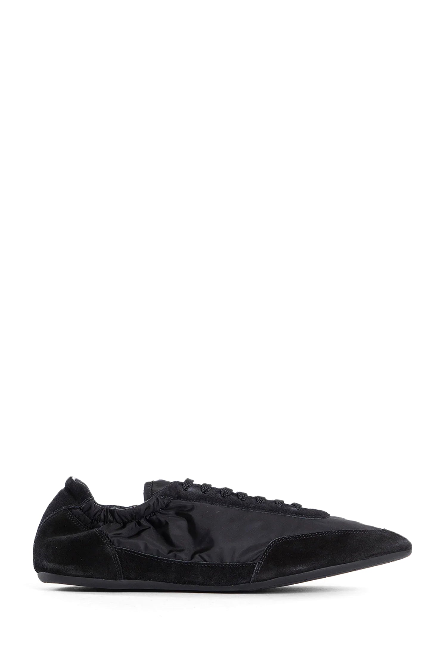 Collapse Re-Nylon and Suede Sneakers