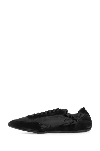 Collapse Re-Nylon and Suede Sneakers