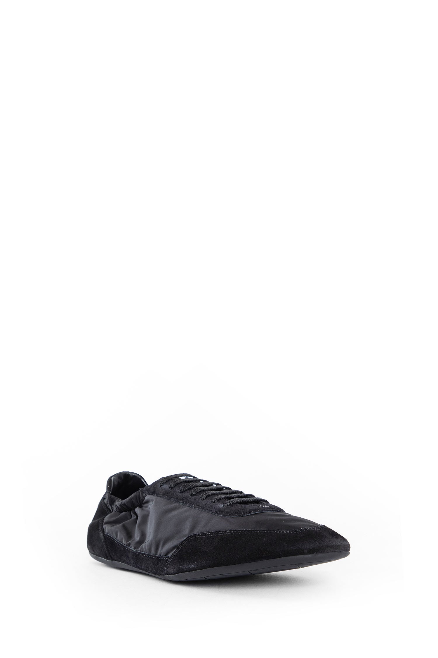 Collapse Re-Nylon and Suede Sneakers