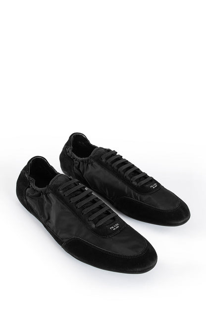 Collapse Re-Nylon and Suede Sneakers