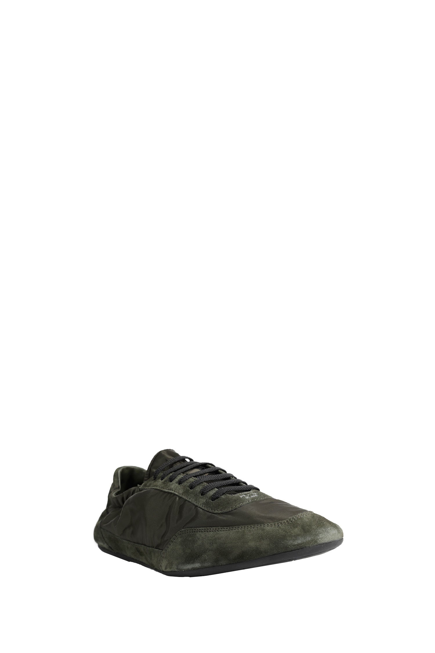 Collapse Re-Nylon And Suede Sneakers