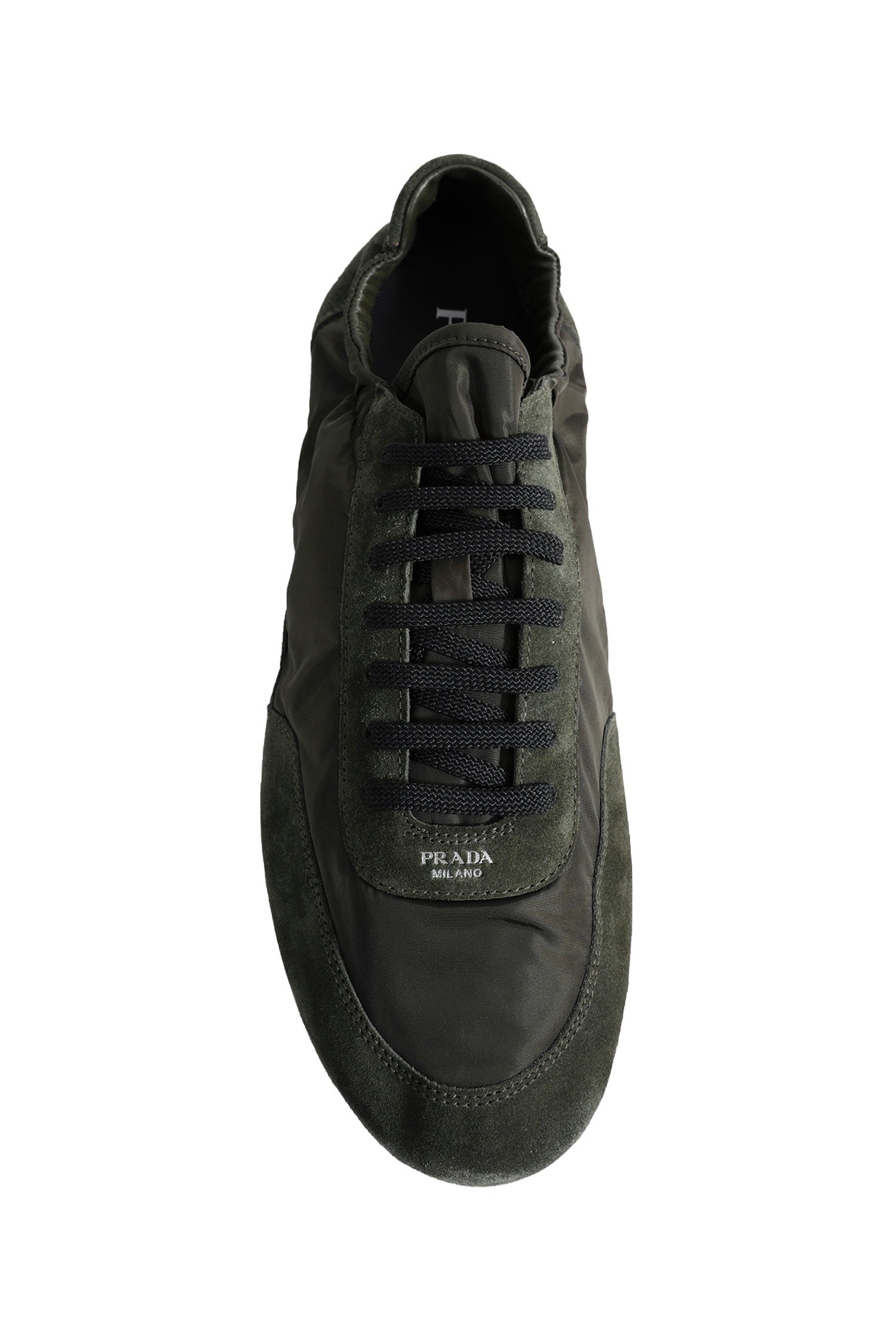 PRADA Collapse Re-Nylon And Suede Sneakers man