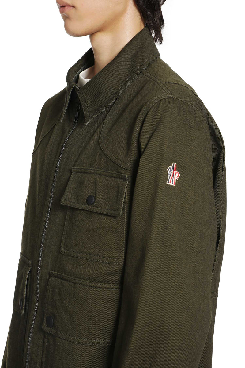 MONCLER GRENOBLE Vintage Cotton Twill Overshirt man