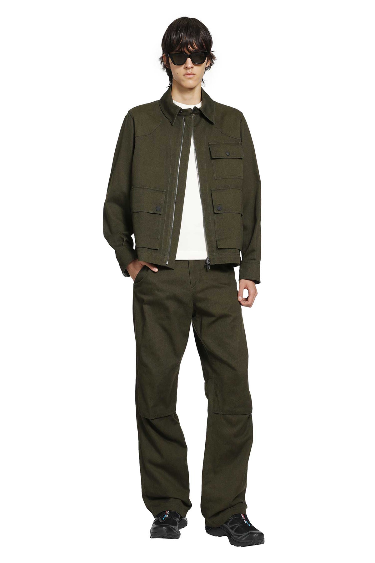 Vintage Cotton Twill Overshirt