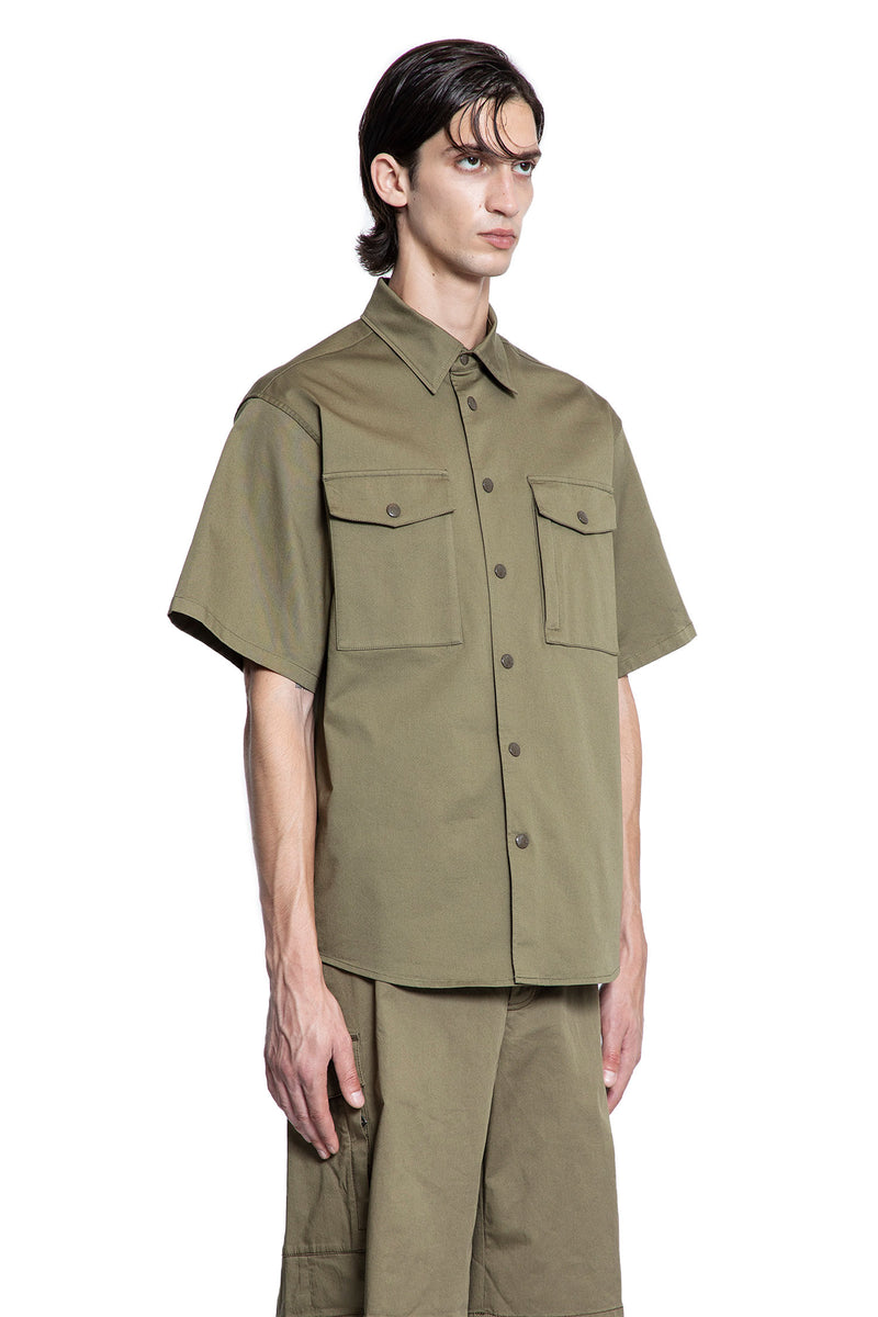 Cotton Gabardine Short Sleeve Shirt - Antonioli.eu