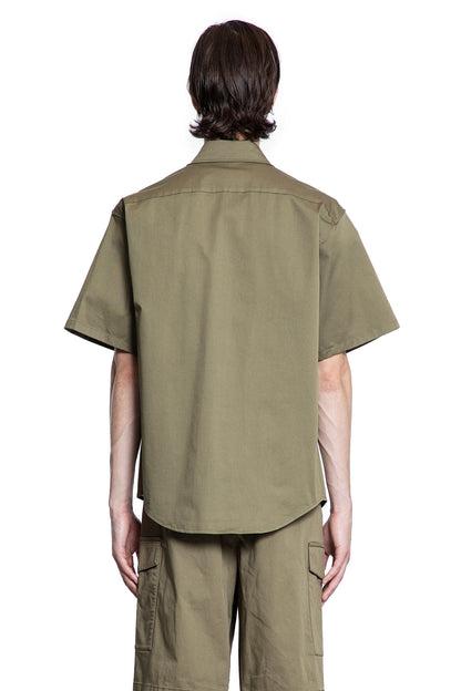 Cotton Gabardine Short Sleeve Shirt
