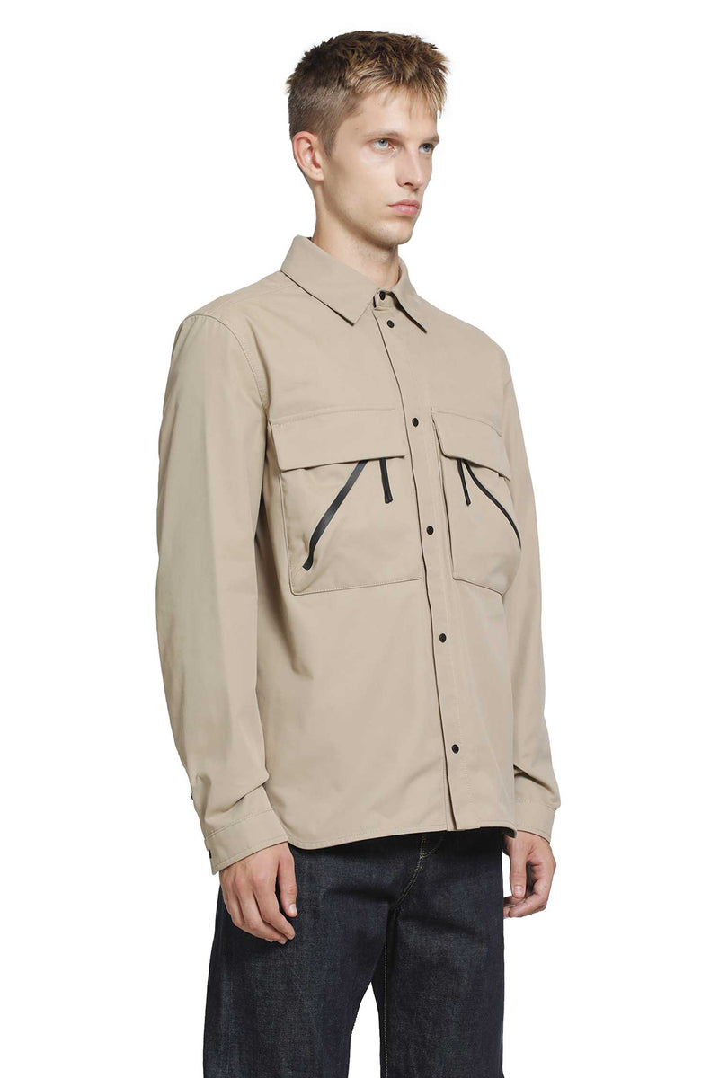 MONCLER Brushed Cotton Shirt man