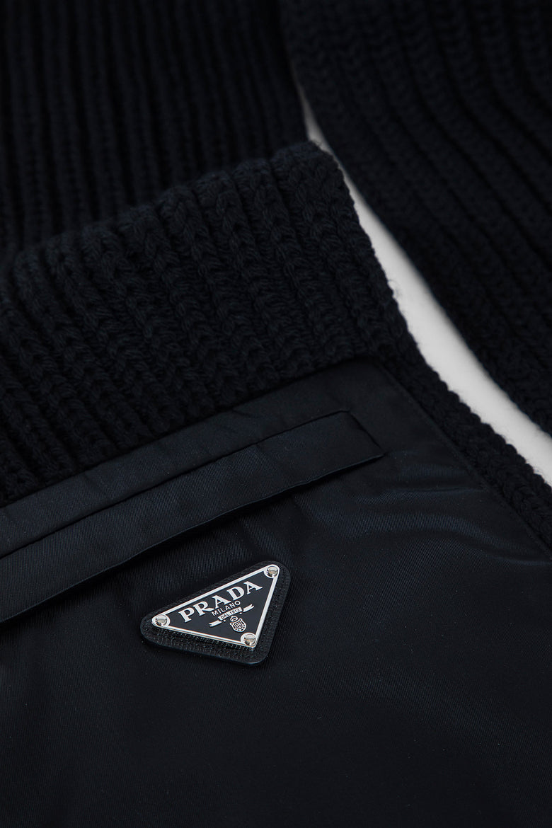 Wool Cashmere and Re-Nylon Scarf
